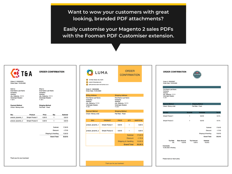 Custom Magento 2 PDFs to wow your customers