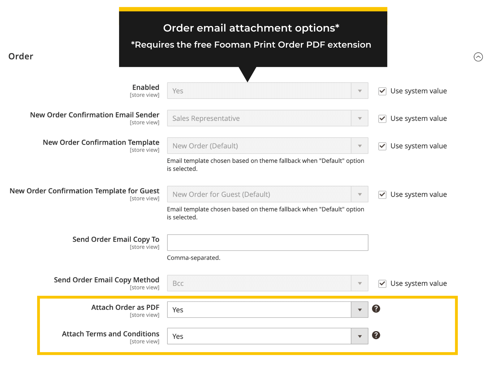 Attach Order PDF to email in Magento 2 (Thumbnail)