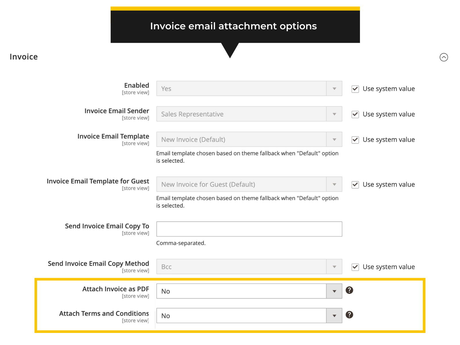 Attach Invoice PDF to email in Magento 2 (Thumbnail)