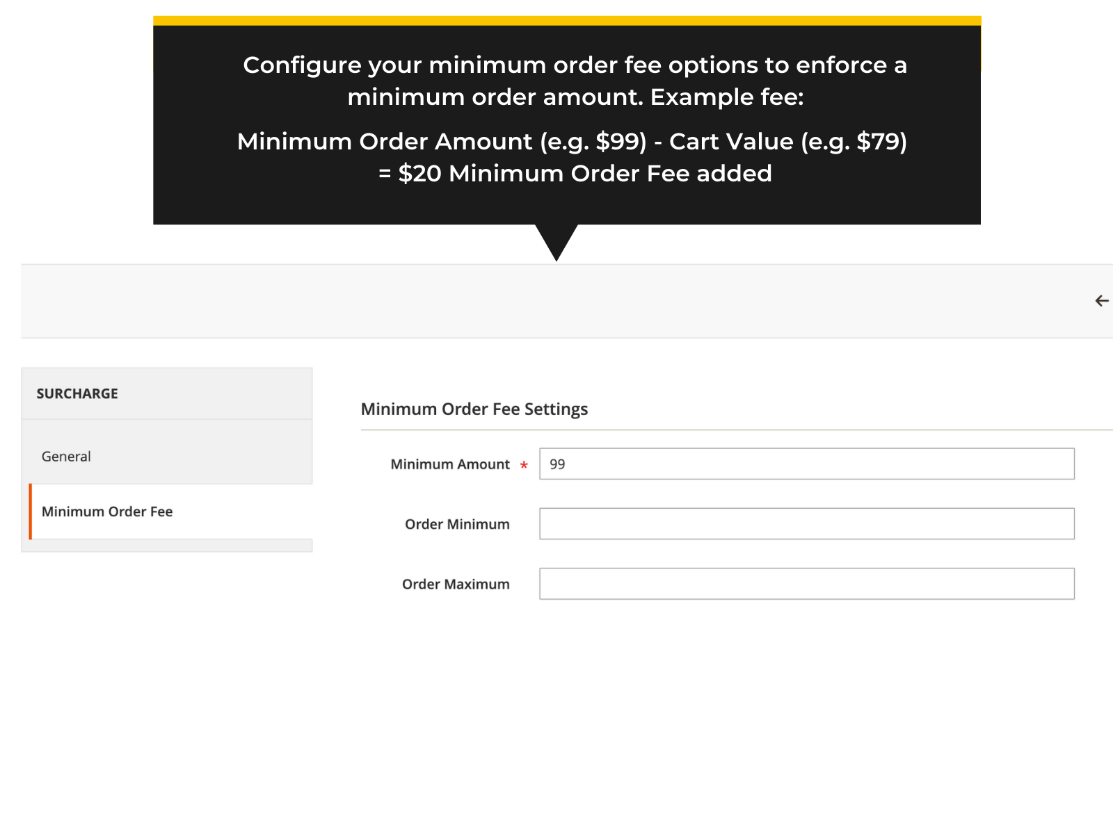 Enforce a minimum order amount in Magento 2 (Thumbnail)