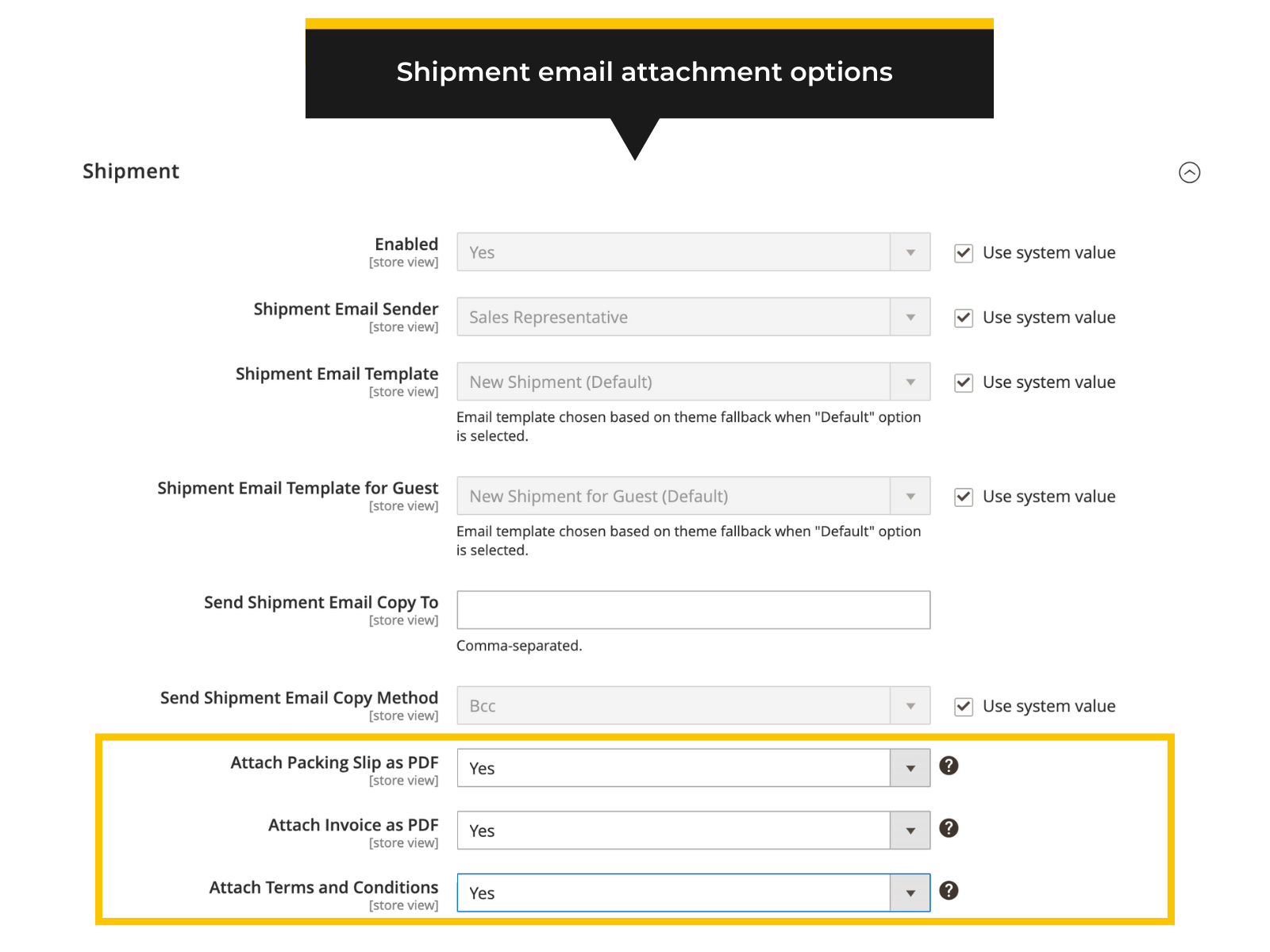 Attach Shipment PDF to email in Magento 2 (Thumbnail)