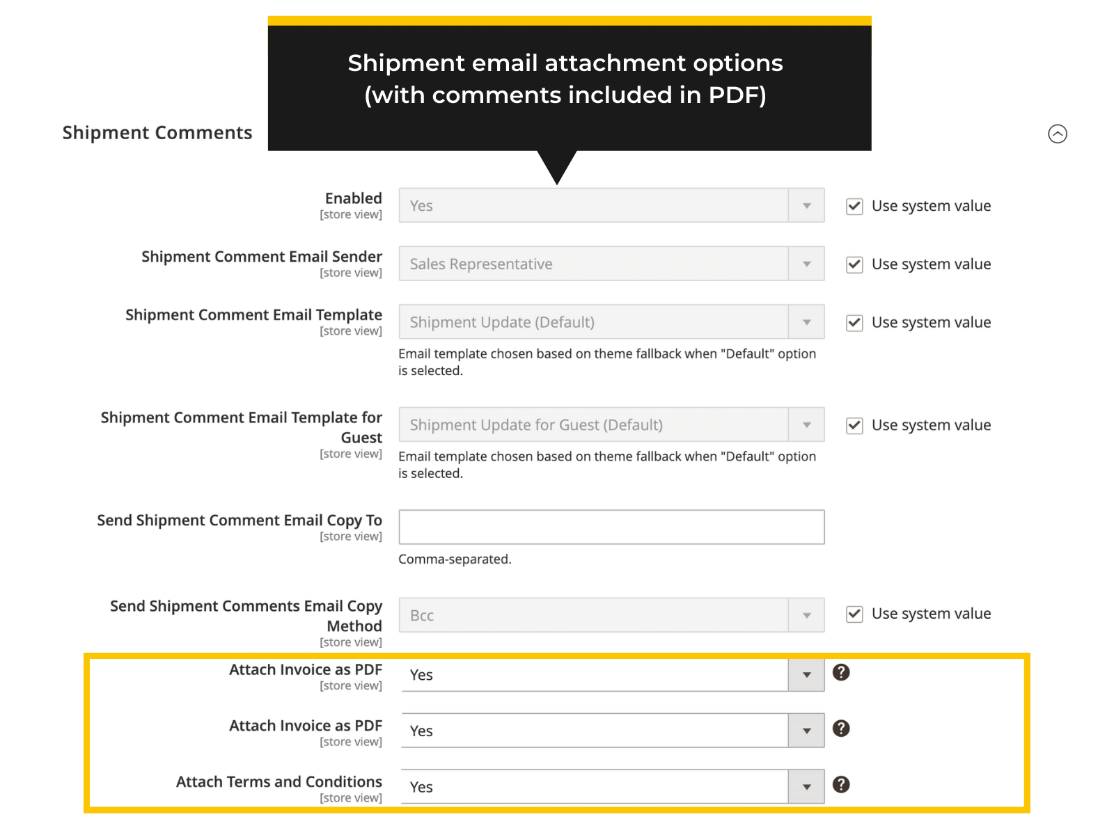 Attach Shipment PDF with comments to email in Magento 2 (Thumbnail)