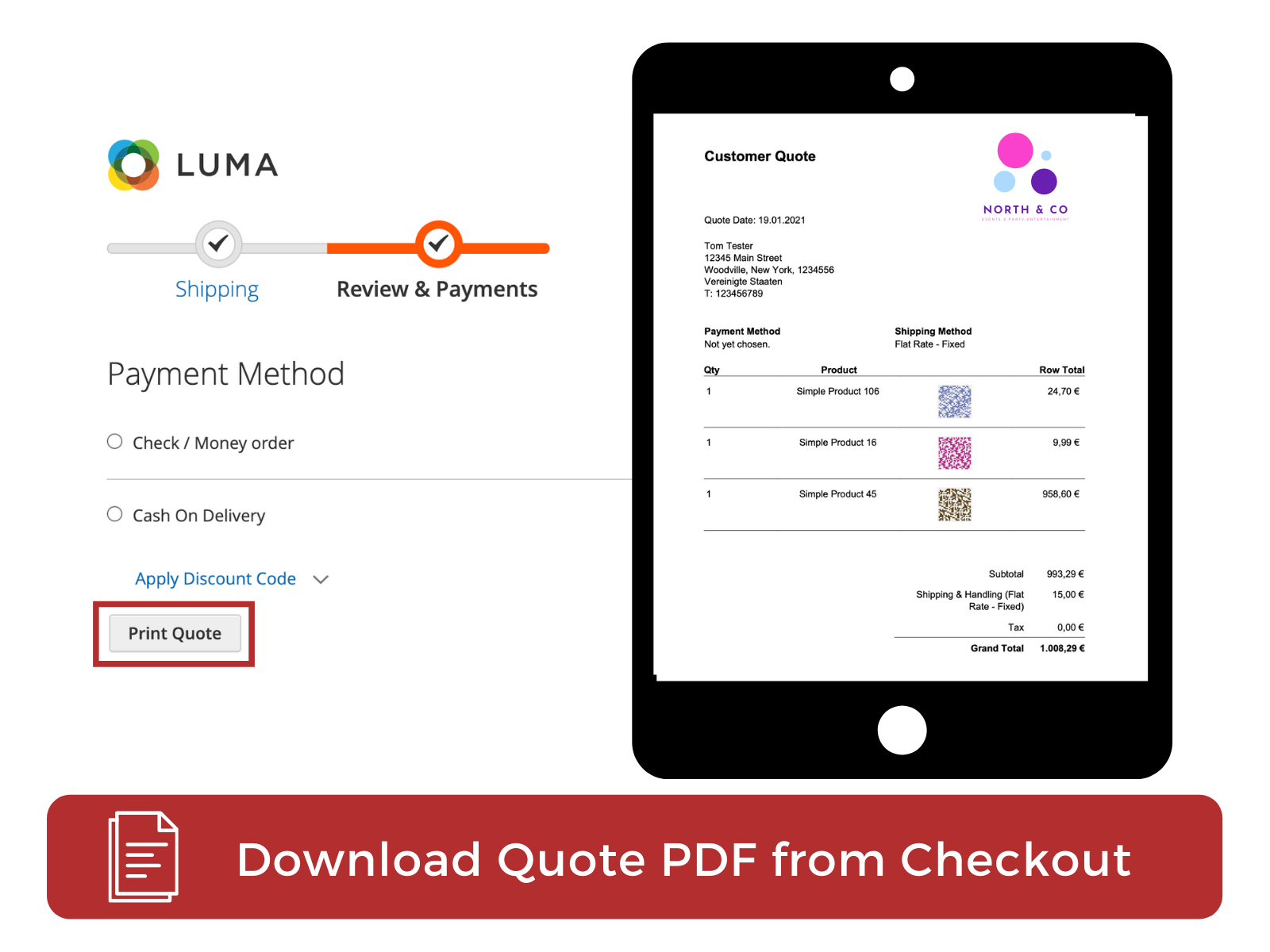 Easy Magento 2 quote for B2B customers