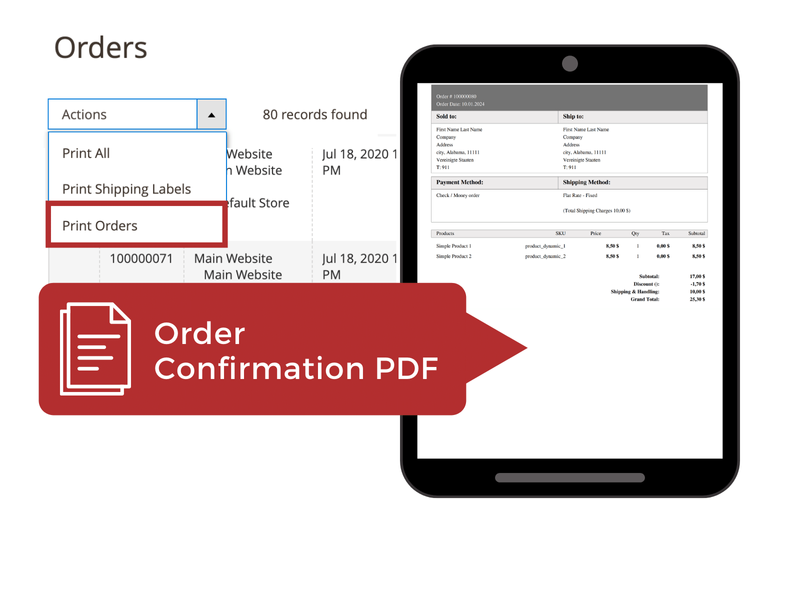 Print an Order Confirmation PDF in Magento 2