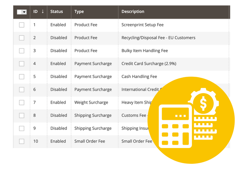 Fooman Surcharge extension for Magento 2