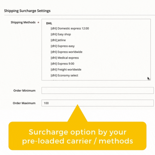 Extra shipping fees and surcharges made easy with Magento 2 Surcharge Extension Shipping surcharge extension for Magento 2